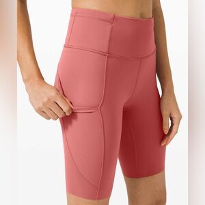 Lululemon | Fast and Free Short 10" *Cool Cherry Tint / Pink Size 14